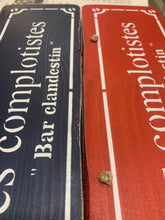 Charger l'image dans la galerie, Pancarte: Les complotistes " Bar clandestin"
